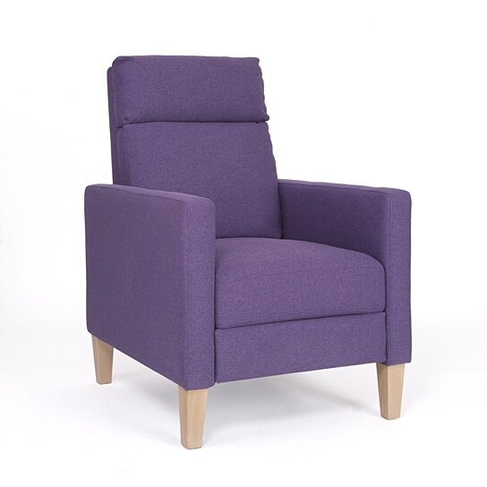 Isla Mid Century Fabric Recliner